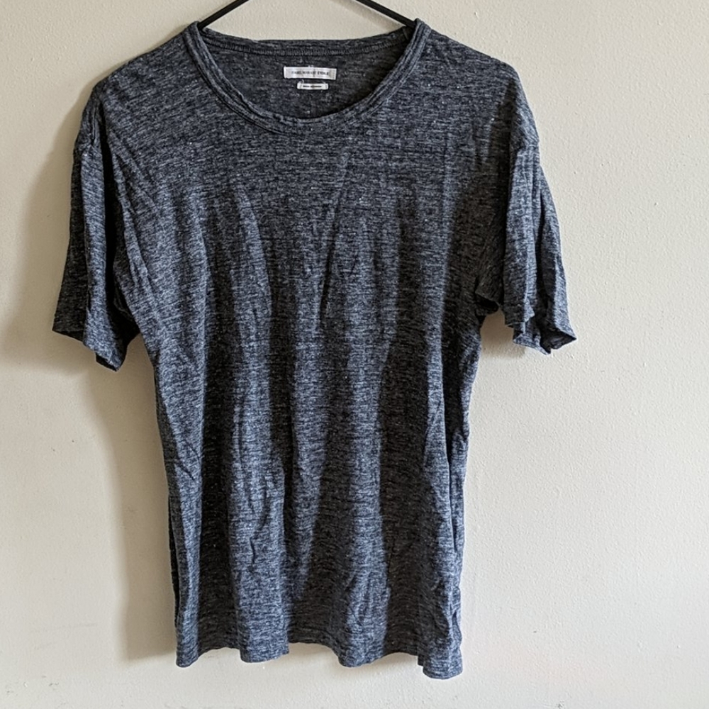 Grey 100% Linen T-shirt - Isabel Marant Étoile